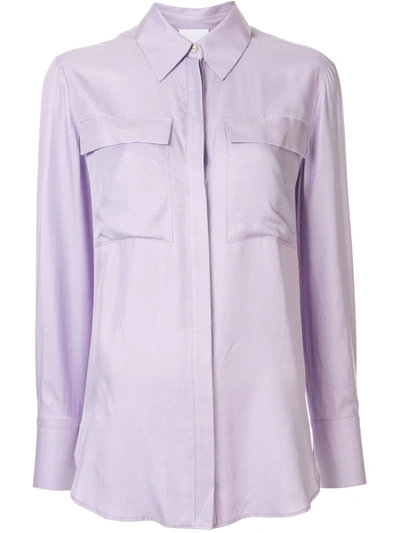 Acler Goldram Loose-fit Shirt In Purple