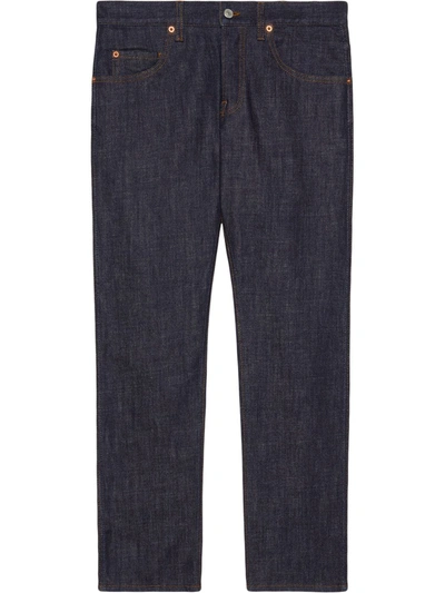 Gucci Straight-leg Jeans In Blue