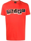 Ps By Paul Smith Ps Club Photos Print T-shirt In Red