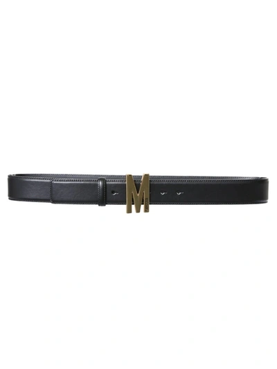 Moschino Belt With Buckle In Black