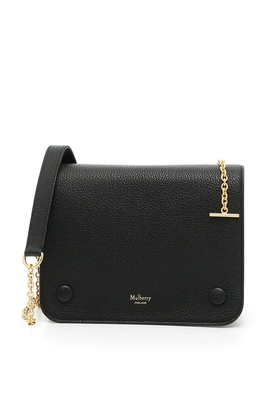 Mulberry Classic Grain Clifton Bag In Blacknero