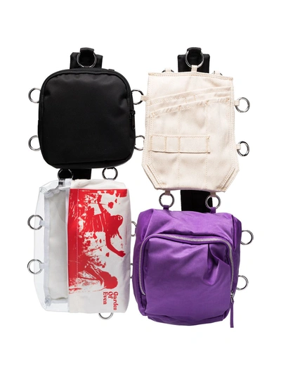 Raf Simons X Eastpak Multi Pocket Backpack In Purple