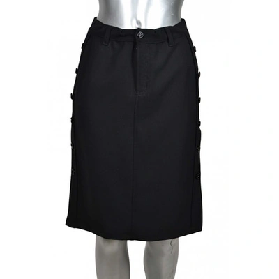 Pre-owned Moschino Cheap And Chic Mid-length Skirt In Black