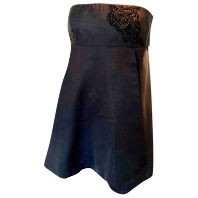 Pre-owned Giorgio Armani Black Cotton Dress