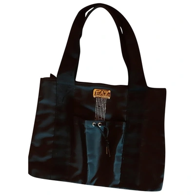 Pre-owned Emporio Armani Black Cloth Handbag