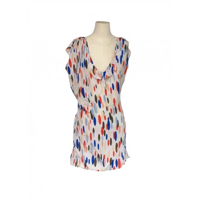 Pre-owned Hartford Silk Mini Dress In Other