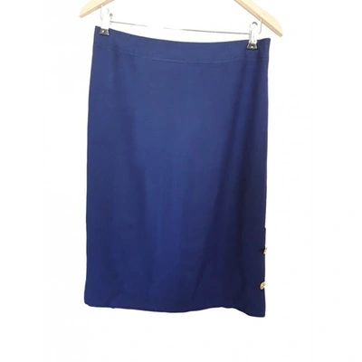 Pre-owned Celine Mid-length Skirt In Blue