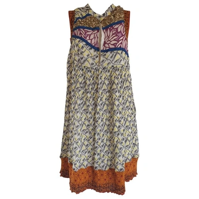 Pre-owned Elizabeth And James Silk Mid-length Dress In Multicolour