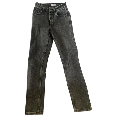 Pre-owned Anine Bing Spring Summer 2019 Grey Denim - Jeans Jeans
