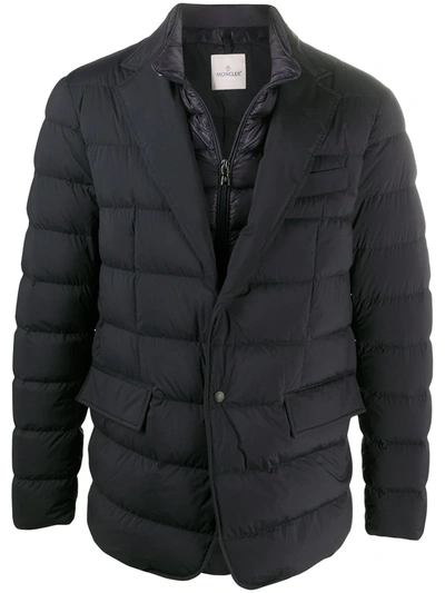 Moncler Padded Blazer In Blue
