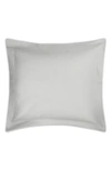 Matouk Alba 600 Thread Count Quilted Euro Sham In Silver