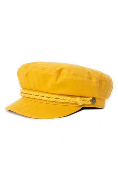 Brixton Fiddler Fisherman Cap In Honey