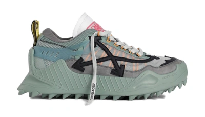 Pre-owned Off-white  Odsy-1000 Light Blue Fw20 In Green/blue/grey