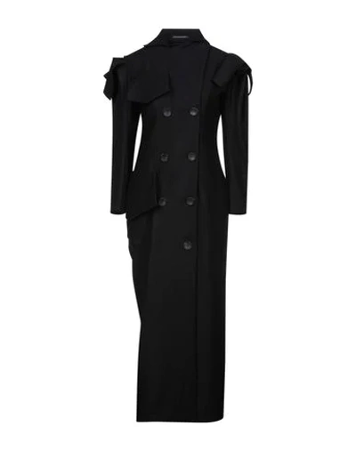 Yohji Yamamoto Coat In Black