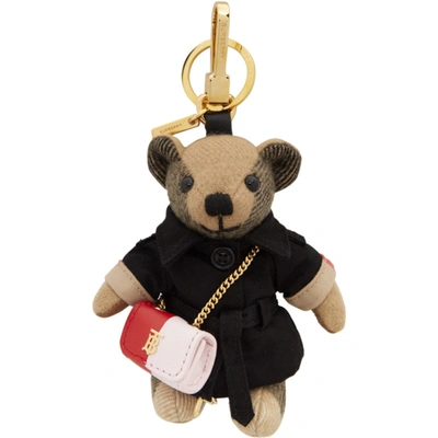 Burberry Multicoloured Thomas Bear Lola Keyring In Archive Bei