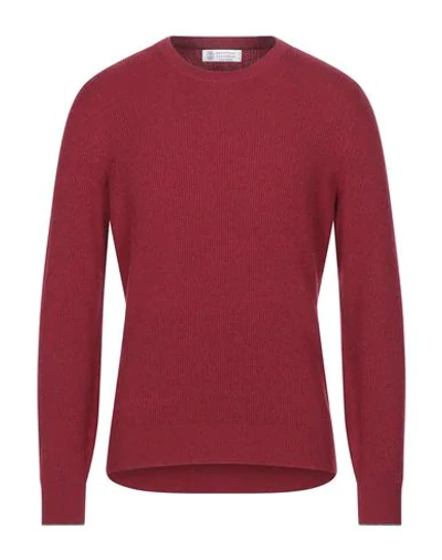 Brunello Cucinelli Sweaters In Garnet