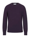Brunello Cucinelli Sweaters In Dark Purple