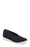 Eileen Fisher Heaven Mesh Flat In Midnight Stretch Fabric