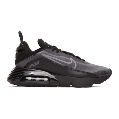 Nike Black & Grey Air Max 2090 Sneakers In Black/white/wolf Grey