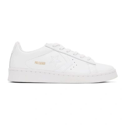 Converse White 'pro Leather' Ox Sneakers