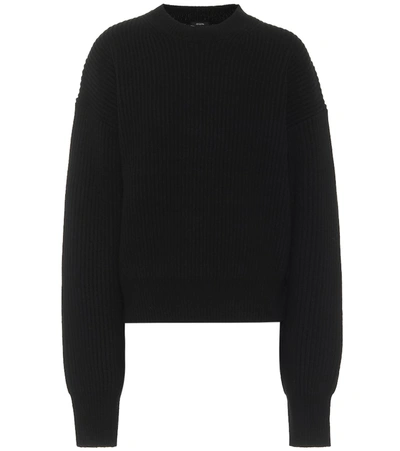 Joseph Ribbed-knit Wool Sweater In Black