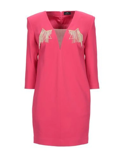 Elisabetta Franchi Short Dresses In Pink