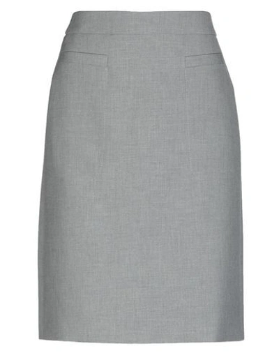 Peserico Midi Skirts In Grey