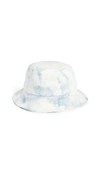 Rag & Bone Ellis Acid Wash Denim Bucket Hat In Oasis