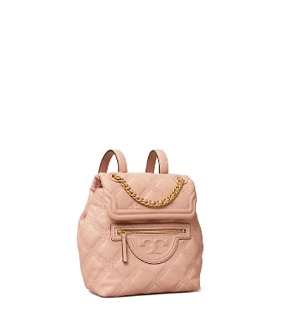 Tory Burch Fleming Soft Mini Backpack In Pink Moon