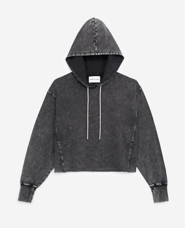 faded grey sweatshirt