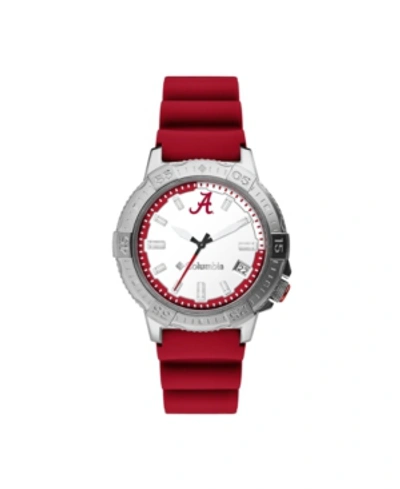 Columbia Men's Peak Patrol Oklahoma Silicone Strap Watch 45mm In Red