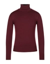 Paolo Pecora Turtlenecks In Maroon