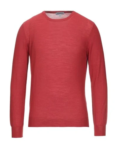 Vengera Sweater In Brick Red