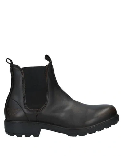 Docksteps Ankle Boots In Black