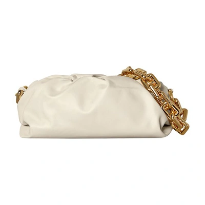 Bottega Veneta Chain Strap Pouch In Ocra