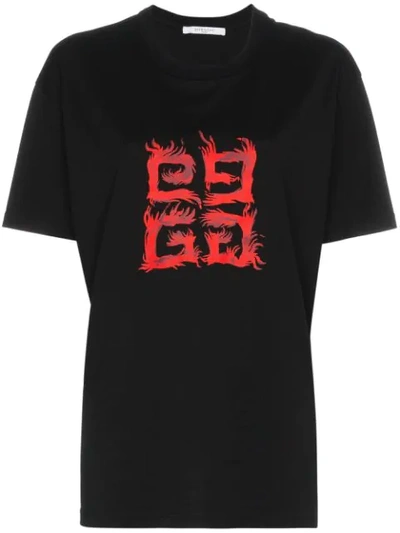 Givenchy T-shirt Mit Logo In Black