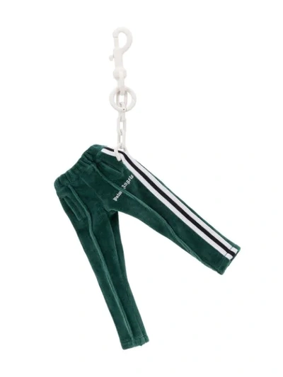 Palm Angels Track Pants Keyring In Green