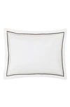 Matouk Essex Cotton Percale Sham In Azure