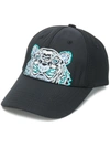 Kenzo Tiger Embroidered Techno Canvas Hat In Black