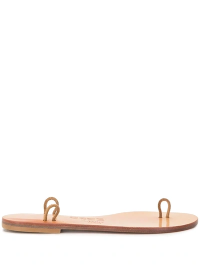 Eres Toe-strap Sandals In Brown