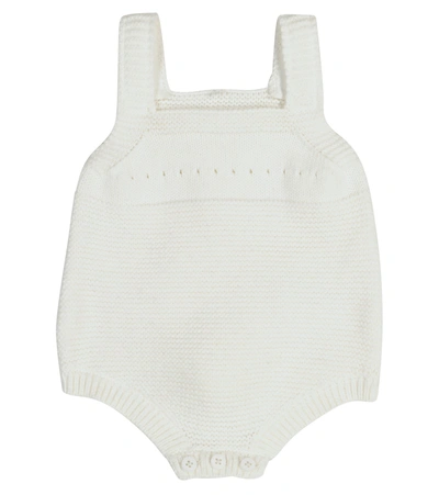 Stella Mccartney Ivory Rompers For Babykid With Bunny In Cream