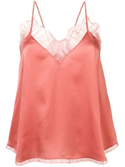 Iro Lace-detail Camisole Top In Pink