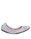 Tod's Ballet Flats In Lilac