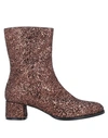 Lerre Ankle Boots In Bronze