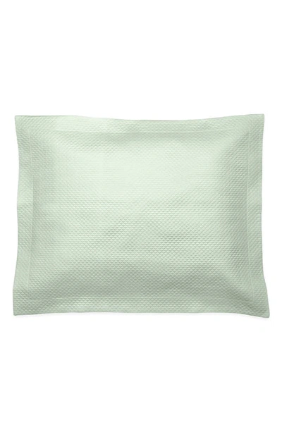 Matouk Alba 600 Thread Count Quilted Sham In Opal