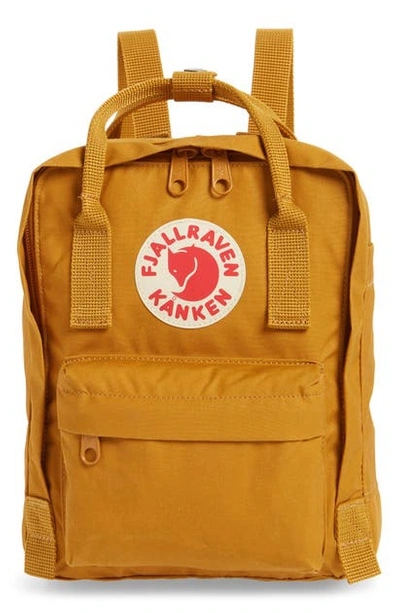 Fjall Raven Mini Kanken Water Resistant Backpack In Acorn