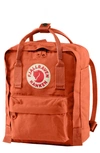 Fjall Raven Mini Kanken Water Resistant Backpack In Rowan Red
