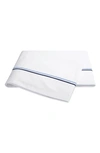 Matouk Essex 350 Thread Count Flat Sheet In Navy