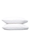 Matouk Essex 350 Thread Count Set Of 2 Pillowcases In White