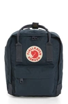 Fjall Raven Mini Kanken Water Resistant Backpack In Navy